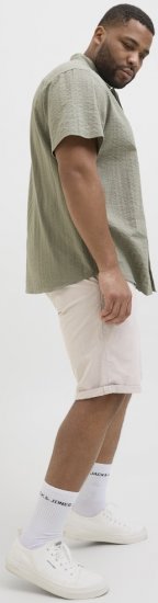 Jack & Jones Marco Erik Chino Shorts Grey - Kratke hlače - Muške Kratke Hlače Veliki Brojevi 