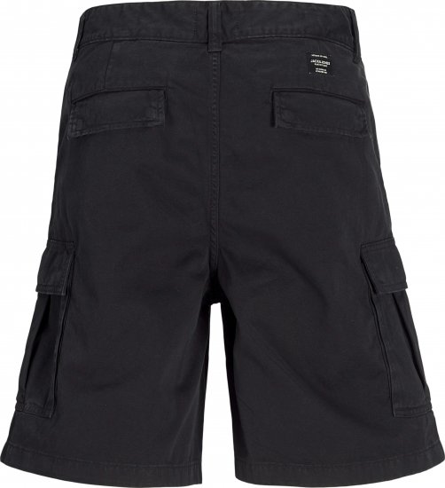 Jack & Jones Karl Avery Cargo Shorts Black - Kratke hlače - Muške Kratke Hlače Veliki Brojevi 