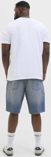 Jack & Jones Alex Original SQ171 Shorts Blue Denim - Kratke hlače - Muške Kratke Hlače Veliki Brojevi 