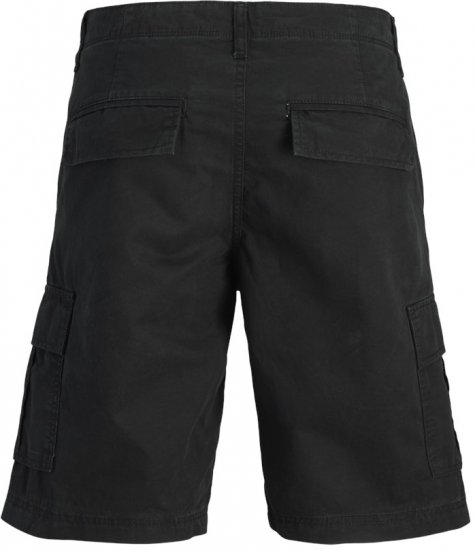 Jack & Jones Cole Mateo Cargo Shorts Black - Kratke hlače - Muške Kratke Hlače Veliki Brojevi 