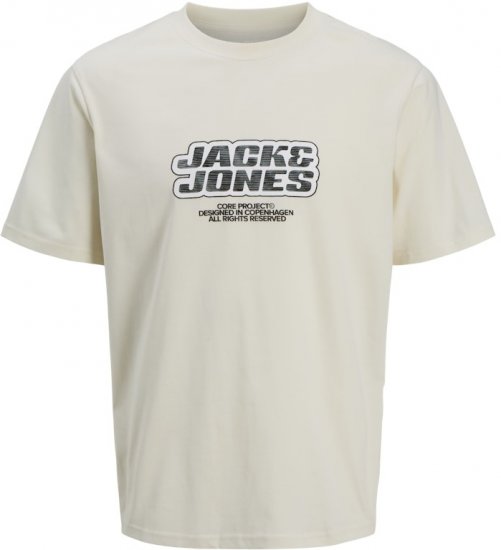 Jack & Jones Lido Core Front Print T-Shirt Yellow - Majice Kratkih Rukava - Muške Majice Kratkih Rukava Veliki Brojevi 