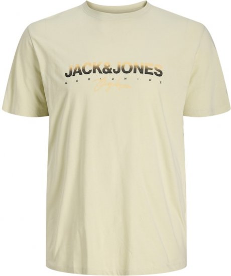 Jack & Jones Canggu Crew Neck T-Shirt Beige - Majice Kratkih Rukava - Muške Majice Kratkih Rukava Veliki Brojevi 