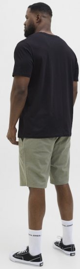 Jack & Jones Lavance Crew Neck T-Shirt Black Beauty - Majice Kratkih Rukava - Muške Majice Kratkih Rukava Veliki Brojevi 