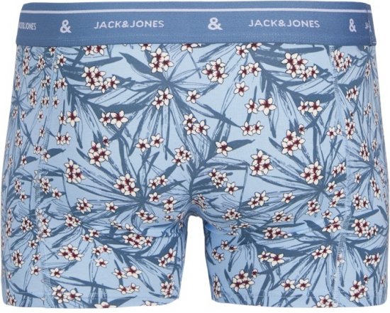 Jack & Jones Zach Trunks 3-Pack Chambray Blue - Donje rublje & kupaće hlače - muške donje rublje veliki brojevi