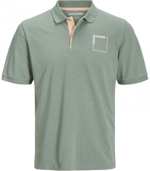 Jack & Jones Verner Short Sleeve Polo Iceberg Green - Polo majice - Muške Polo Majice Veliki Brojevi