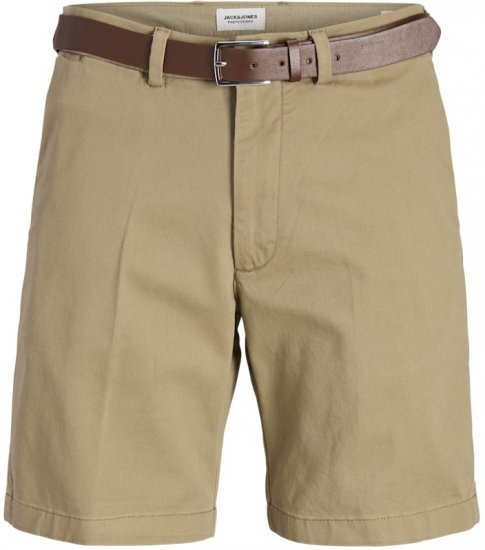 Jack & Jones Marco Franco Chino Shorts Brown - Kratke hlače - Muške Kratke Hlače Veliki Brojevi 