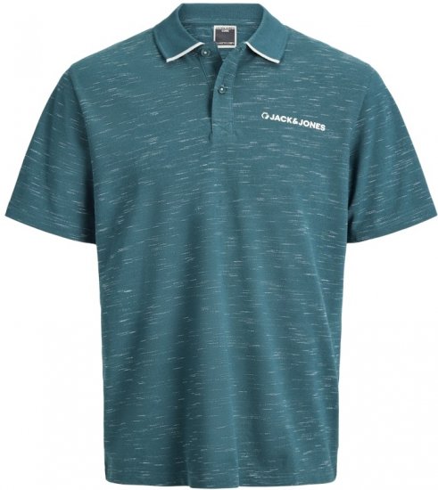 Jack & Jones Logan Polo Shirt Deep Teal - Polo majice - Muške Polo Majice Veliki Brojevi