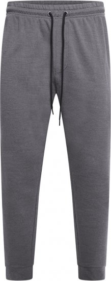 Kam Jeans 240 Textured Interlock Jog Pants Charcoal - Sportske hlače & kratke - Muške Trenirke Veliki Brojevi