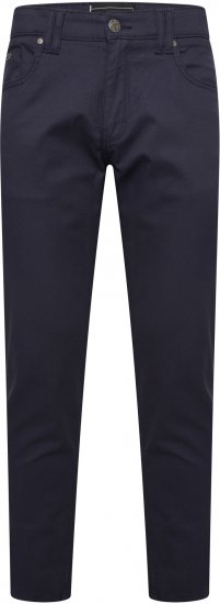 Kam Jeans 265 5 Pocket Weave Stretch Pants Navy - Traperice & hlače - Muške Traperice i Hlače Veliki Brojevi