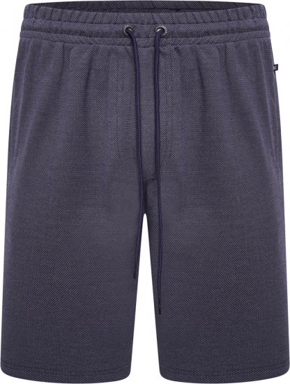 Kam Jeans 3317 Textured Interlock Shorts Indigo - Sportske hlače & kratke - Muške Trenirke Veliki Brojevi