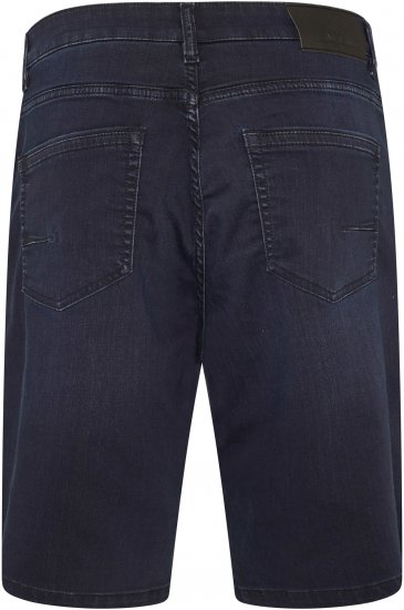 Kam Jeans NUNEZ2 Knitted Denim Stretch Shorts Dark Navy - Kratke hlače - Muške Kratke Hlače Veliki Brojevi 