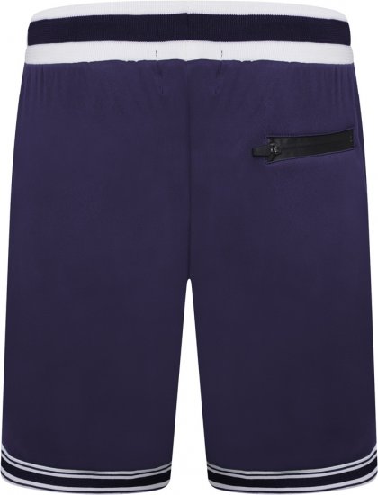 Kam Jeans TS005 Retro Tracky Set (Shorts/Sleeveless Hoodie) Navy - Trenirke kompleti - Muške trenirke kompleti veliki brojevi