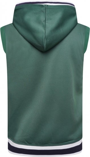 Kam Jeans TS005 Retro Tracky Set (Shorts/Sleeveless Hoodie) Racing Green - Trenirke kompleti - Muške trenirke kompleti veliki brojevi