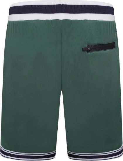Kam Jeans TS005 Retro Tracky Set (Shorts/Sleeveless Hoodie) Racing Green - Trenirke kompleti - Muške trenirke kompleti veliki brojevi