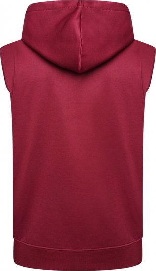 Kam Jeans TS006 Retro Pannelled Tracky Set (Shorts/Sleeveless Hoodie) Red - Trenirke kompleti - Muške trenirke kompleti veliki brojevi