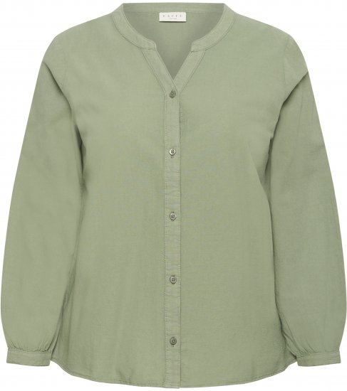 Kaffe Curve Nana Košulja dugih rukava Zelena - Bluze i tunike - 