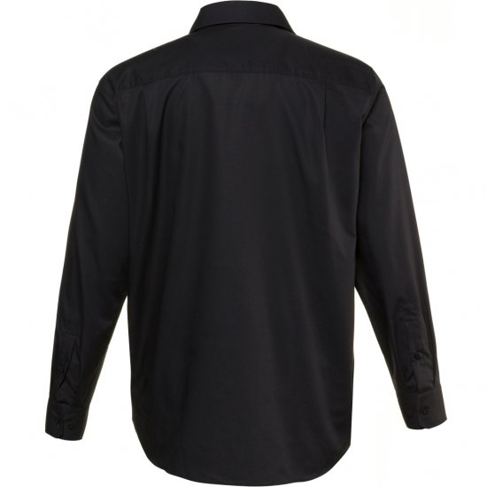 JP1880 Shirt Business Modern Fit Long Sleeve Non-Iron Black TALL - MUŠKA ODJEĆA MT-6XLT - Odjeća za Visoke Muškarce