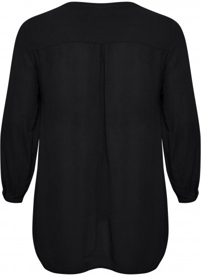 Kaffe Curve Ami Dugih rukava Tunika Duboko crna - Majice - 