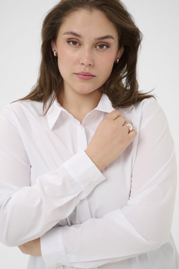 Kaffe Curve Laina Shirt Optical White - Košulje - 