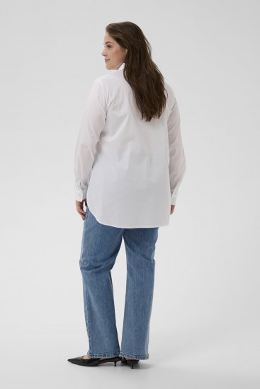 Kaffe Curve Laina Shirt Optical White - Košulje - 