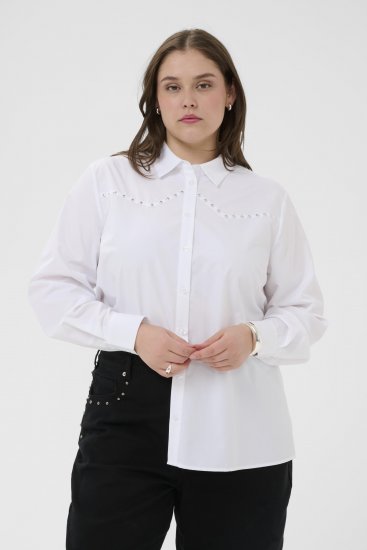 Kaffe Curve Janni Shirt Optical White - Košulje - 