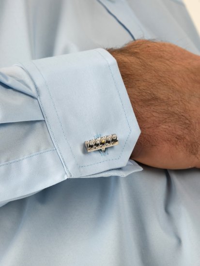 D555 Oliver Rastezljiva Košulja Dugih Rukava Otporna Na Mrlje Bez Peglanja Nebesko Plava - Košulje - Muške Košulje Veliki Brojevi