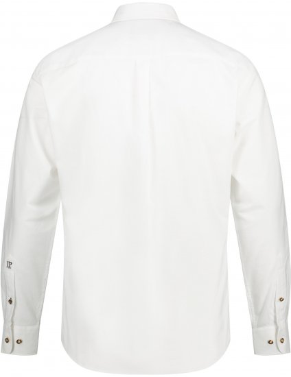 JP1880 Shirt Modern Fit Traditional Stag Horn White - Košulje - Muške Košulje Veliki Brojevi