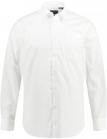 JP1880 Shirt Business Modern Fit White TALL - MUŠKA ODJEĆA MT-6XLT - Odjeća za Visoke Muškarce