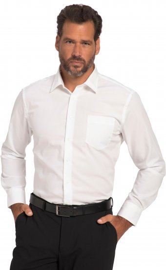 JP1880 Shirt Business Modern Fit White TALL - MUŠKA ODJEĆA MT-6XLT - Odjeća za Visoke Muškarce
