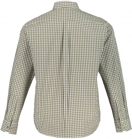 JP1880 Shirt Checked Traditional Long Sleeve Olive Green - Svečana odjeća - Svečana i blagdanska odjeća – Slavite elegantno i udobno