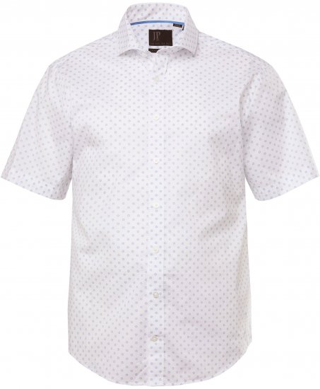 JP1880 Business Modern Fit Short Sleeve Shirt TALL Off-White - TALL košulje - 
