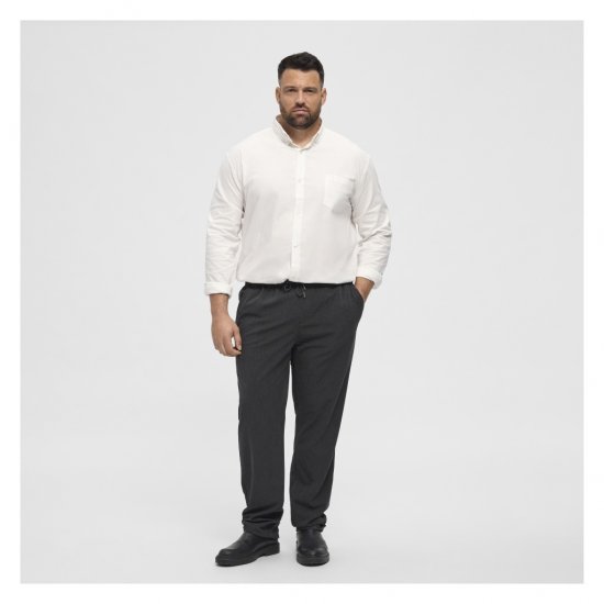 North Latitude Oxford Shirt White - Košulje - Muške Košulje Veliki Brojevi