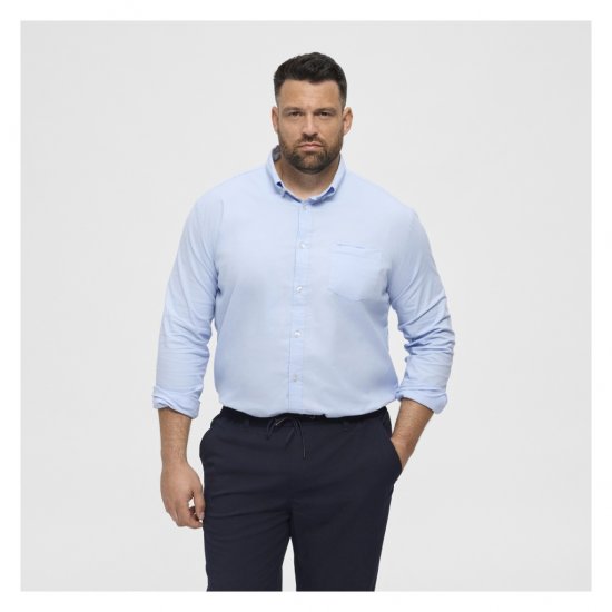 North Latitude Oxford Shirt Light Blue - Košulje - Muške Košulje Veliki Brojevi