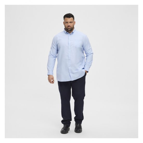 North Latitude Oxford Shirt Light Blue - Košulje - Muške Košulje Veliki Brojevi