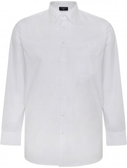 Espionage SH150 Long Sleeve Shirt White - Košulje - Muške Košulje Veliki Brojevi