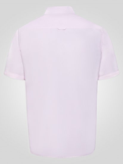 D555 James Oxford Košulja Kratkih Rukava TALL Ružičasta - TALL košulje - 