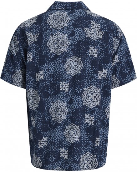 Jack & Jones Alfredo Shirt Short Sleeve Blue - Košulje kratkih rukava - 