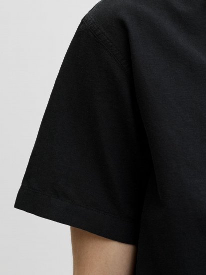 Jack & Jones Breeze Linen Short Sleeve Shirt Black - Košulje - Muške Košulje Veliki Brojevi