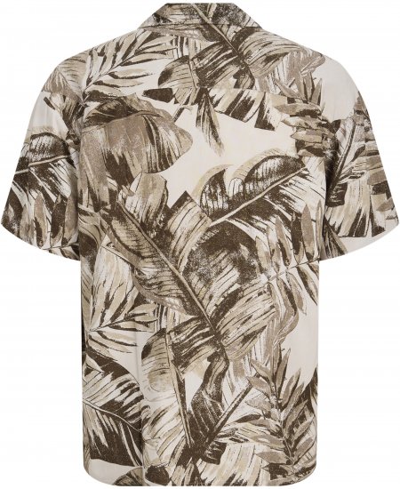 Jack & Jones Jeff Resort Short Sleeve Shirt Brown - Košulje - Muške Košulje Veliki Brojevi
