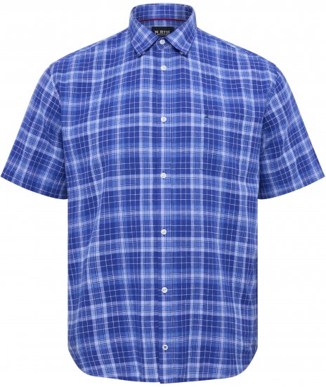 North Latitude 51145 Checked Short Sleeve Shirt Cobolt Blue - Košulje kratkih rukava - 