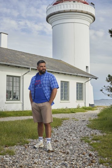 North Latitude 51145 Checked Short Sleeve Shirt Cobolt Blue - Košulje kratkih rukava - 