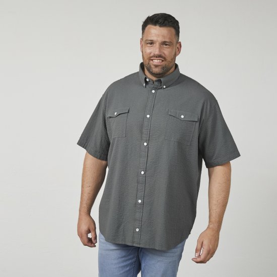 North Latitude 61306 Košulja-Jakna Kratkih Rukava Tamno Zelena - Košulje - Muške Košulje Veliki Brojevi