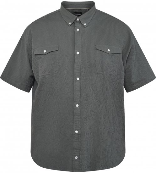 North Latitude 61306 Košulja-Jakna Kratkih Rukava Tamno Zelena - Košulje - Muške Košulje Veliki Brojevi