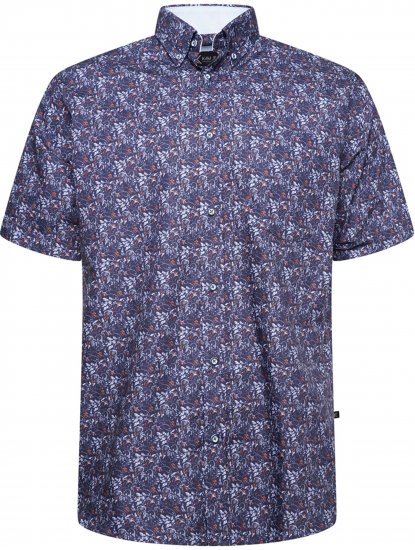 Kam Jeans P044 Premium Floral Printed Moonlight - Košulje kratkih rukava - 