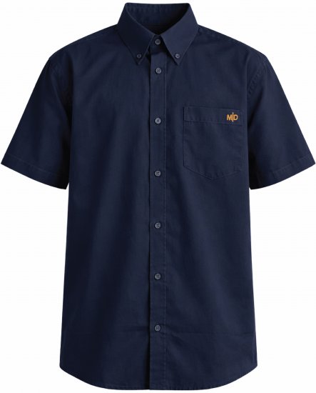 Motley Denim Zagreb Košulja kratkih rukava Tamno plava - Košulje - Muške Košulje Veliki Brojevi