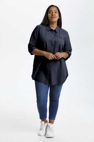 Kaffe Curve Nana Košulja-Tunika Midnight Marine - Bluze i tunike - 