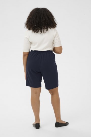 Kaffe Curve Pheolo Shorts Midnight Marine Navy - Kratke hlače - 
