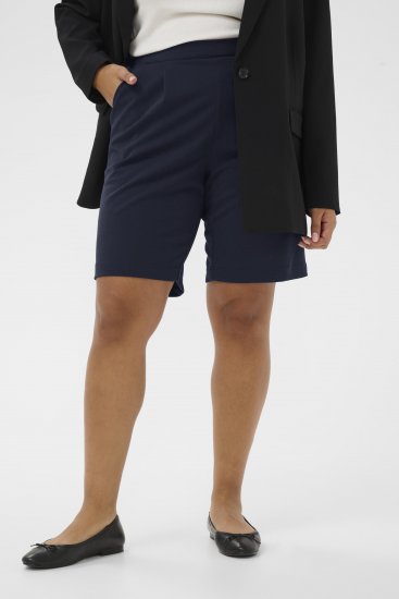 Kaffe Curve Pheolo Shorts Midnight Marine Navy - Kratke hlače - 