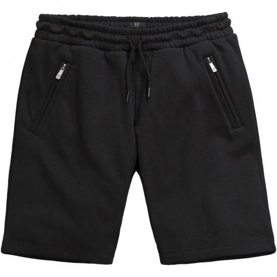 JP1880 Bermuda Sweatshorts Stomach Fit Black - Sportske Hlače & Kratke - Muške Trenirke Veliki Brojevi