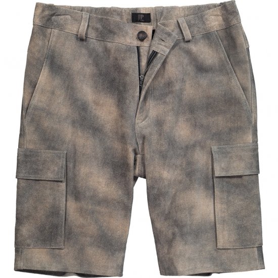 JP1880 Shorts Bermuda Traditional Cowhide Graphite Grey - Kratke hlače - Muške Kratke Hlače Veliki Brojevi 